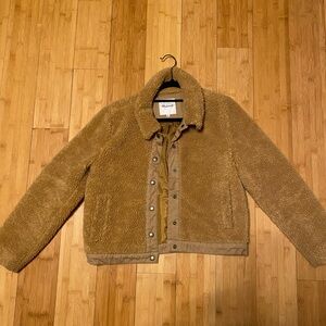 Madewell Camel Sherpa Jacket
